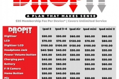 DROP IT PRICE SHEET