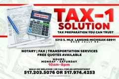 TAX1 SOLUTION FLYER SIDE1