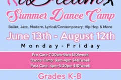 SUMMER DANCE CAMP FLYER