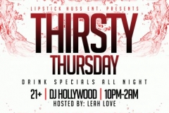 THIRSTY THURSDAY FEB FLYER