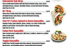Menu Flyer