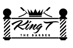 KING T THE BARBER LOGO final bw